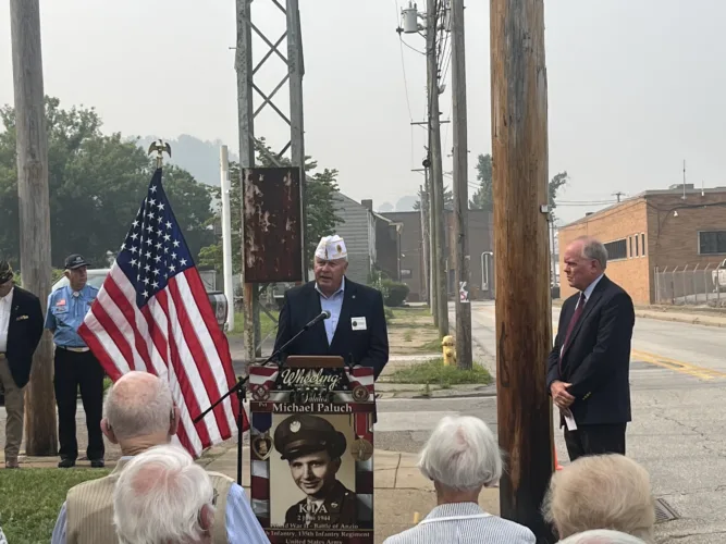 Paluch Saluted in South Wheeling by Family, Community